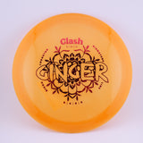 Clash Discs Steady Ginger slightly overstable control driver disc golf disc