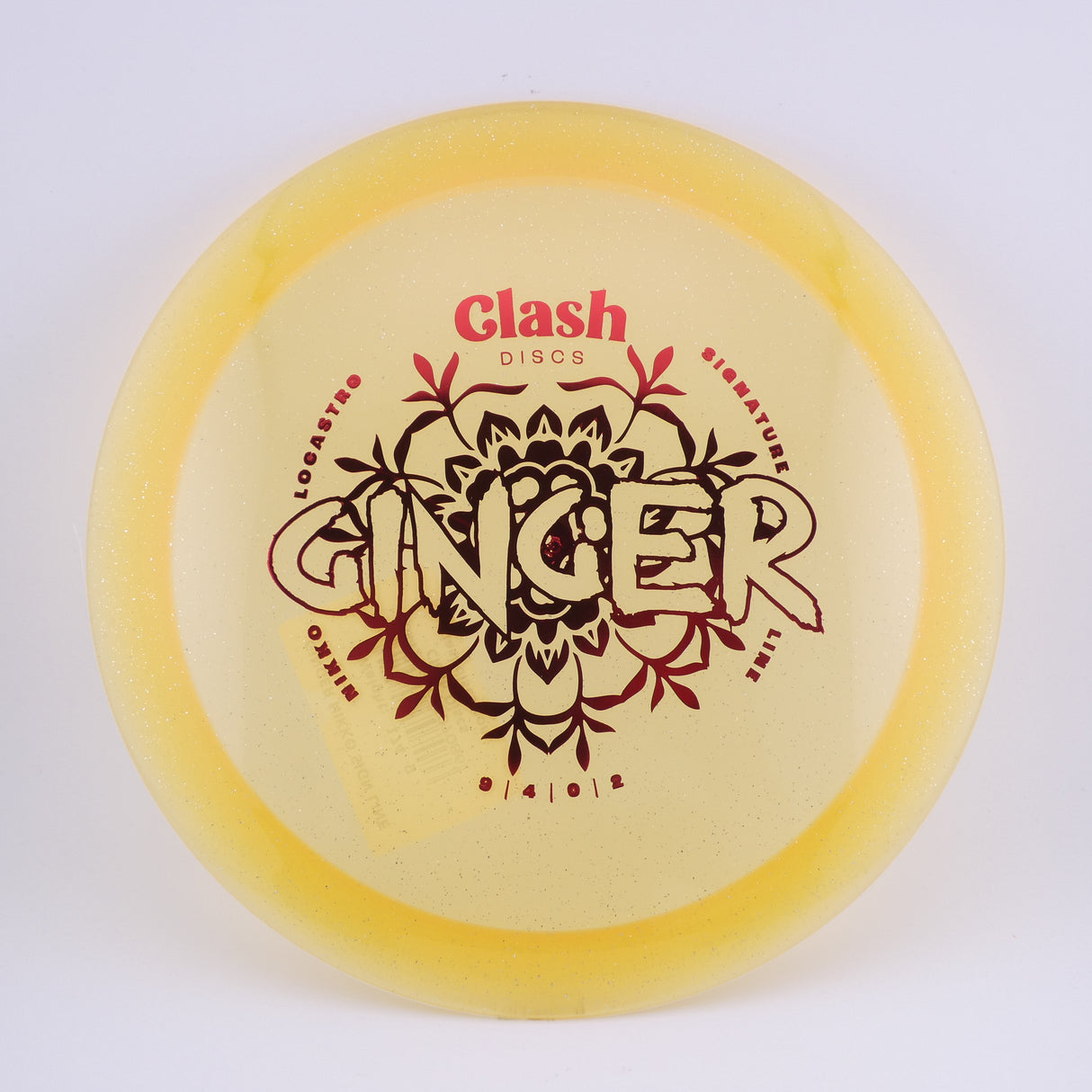 Clash Discs Steady Ginger slightly overstable control driver disc golf disc
