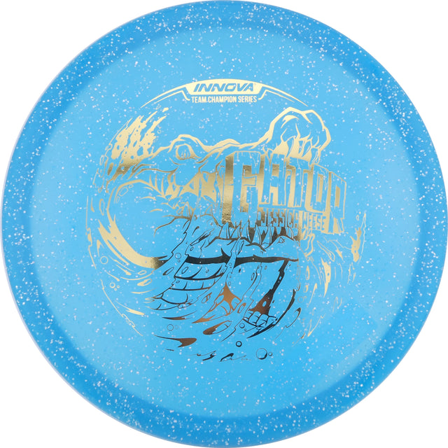 Innova Metal Flake Champion Gator Jessica Weese (Blue) midrange disc golf disc