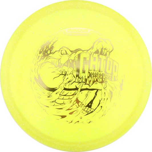 Metal Flake Champion Gator Jessica Weese (Yellow)