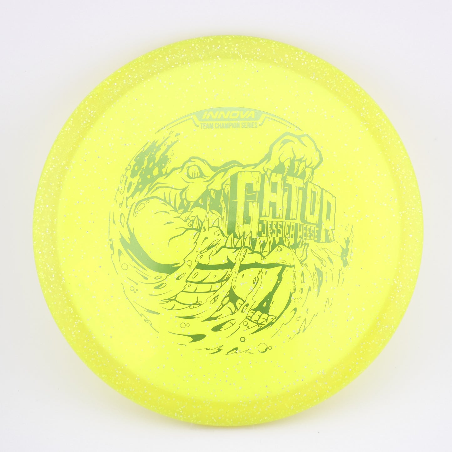 Metal Flake Champion Gator Jessica Weese (Yellow)