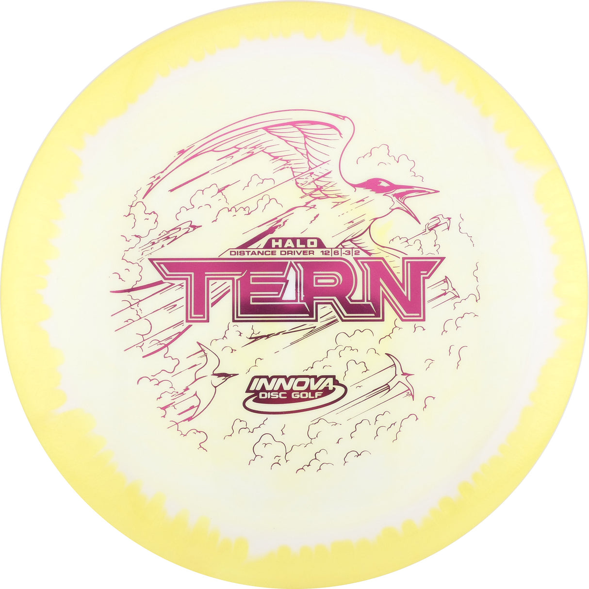 Innova Halo Star Tern 173-175g Yellow distance driver disc golf disc