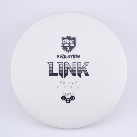 Discmania Soft Exo Link 173-176g White putt & approach disc disc golf disc