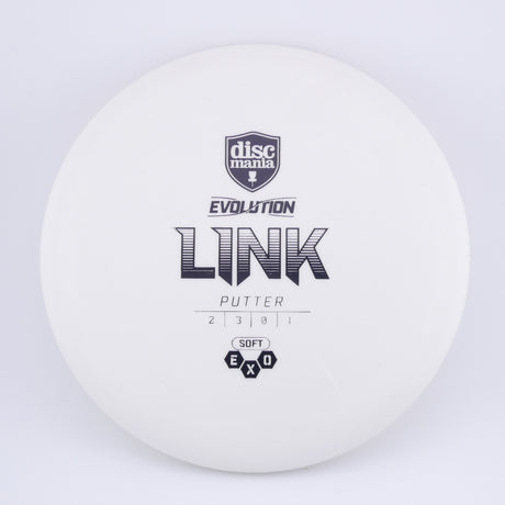 Discmania Soft Exo Link 173-176g White putt & approach disc disc golf disc