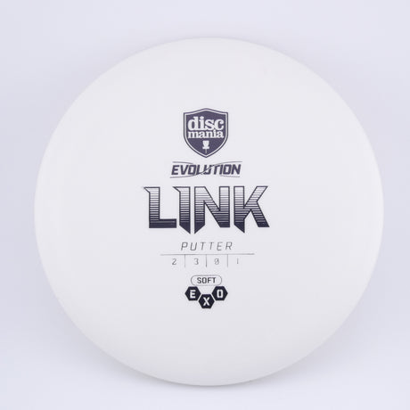 Discmania Soft Exo Link 173-176g White putt & approach disc disc golf disc