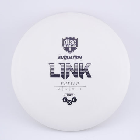 Discmania Soft Exo Link 173-176g White putt & approach disc disc golf disc