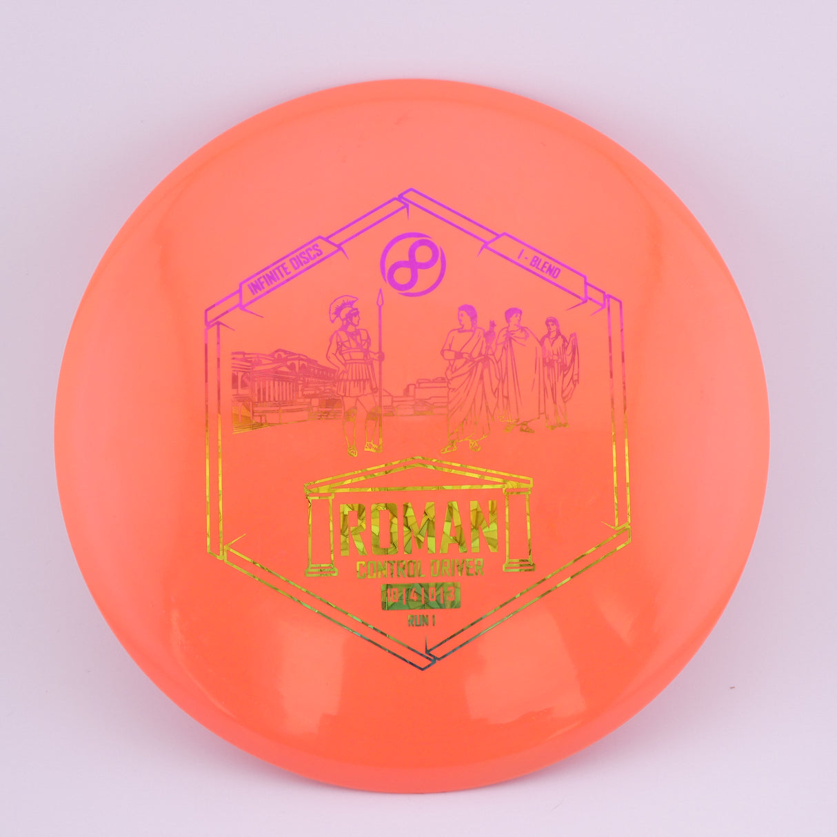 Infinite I-Blend Roman 173-175g overstable control driver disc golf disc