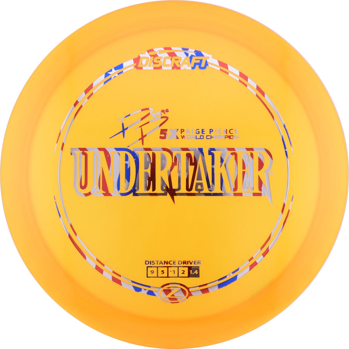 Discraft Z Line Undertaker 167-169g control driver disc golf disc