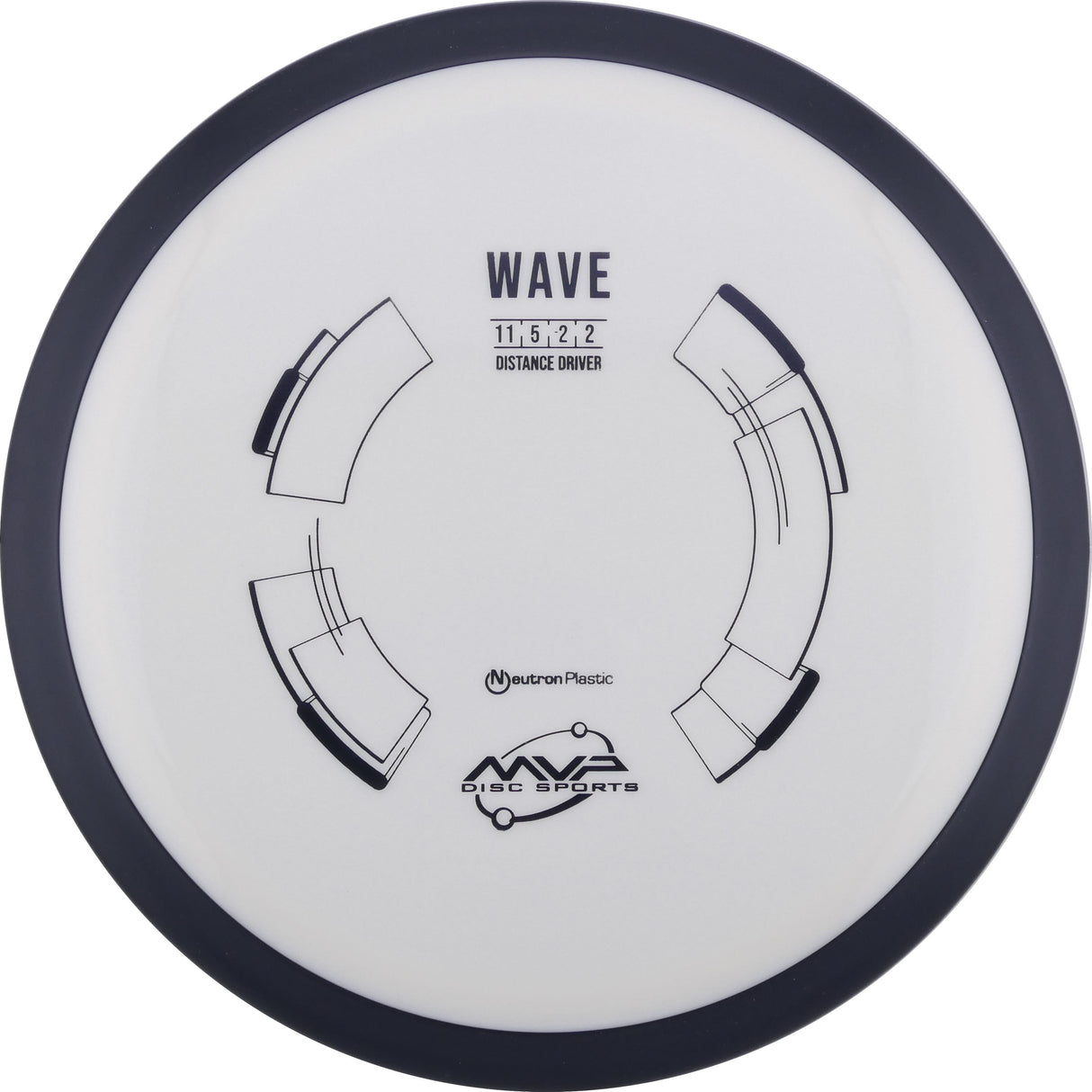MVP Neutron Wave 170-175g slightly understable distance driver disc golf disc