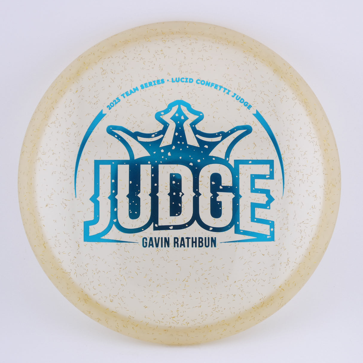 Dynamic Discs Lucid Confetti Judge V2 - Gavin Rathbun 173-176g stable putt & approach disc disc golf disc