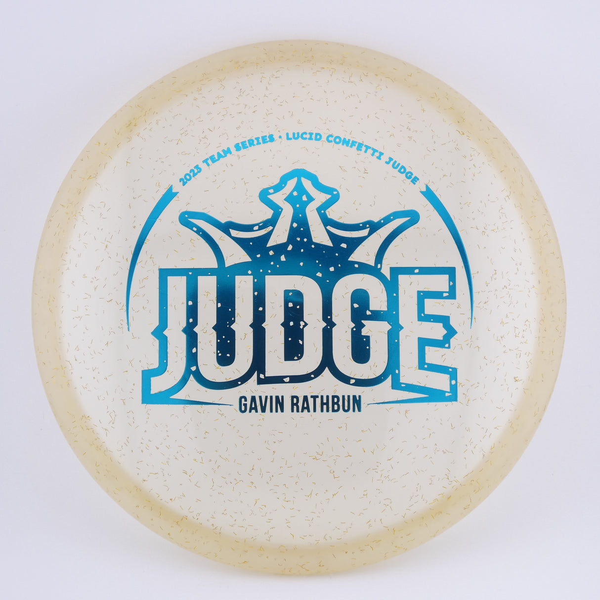 Dynamic Discs Lucid Confetti Judge V2 - Gavin Rathbun 173-176g stable putt & approach disc disc golf disc