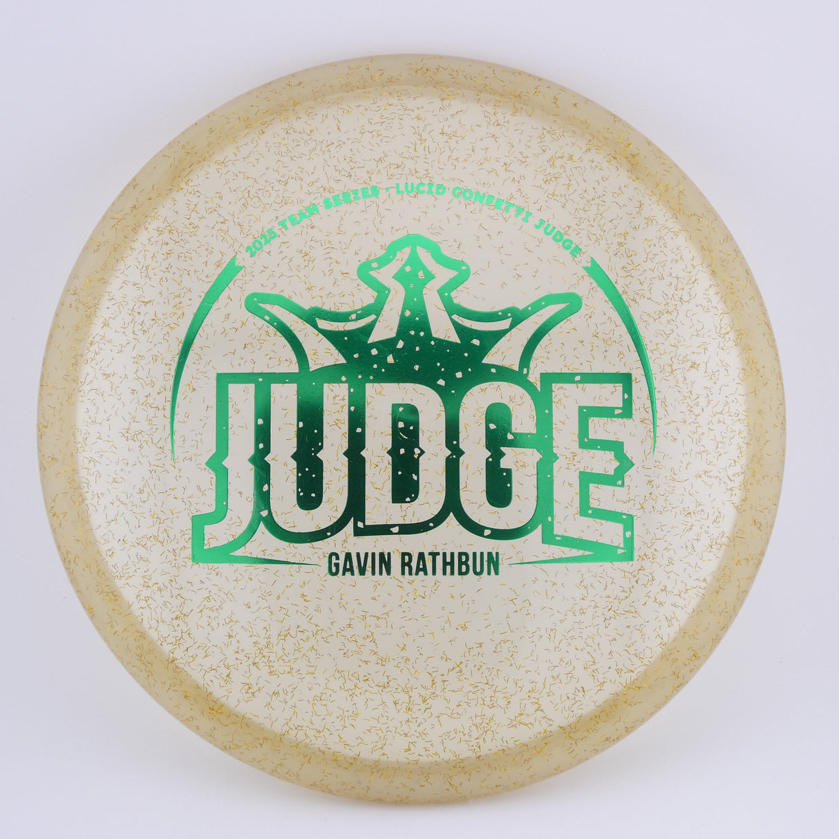 Dynamic Discs Lucid Confetti Judge V2 - Gavin Rathbun 173-176g stable putt & approach disc disc golf disc