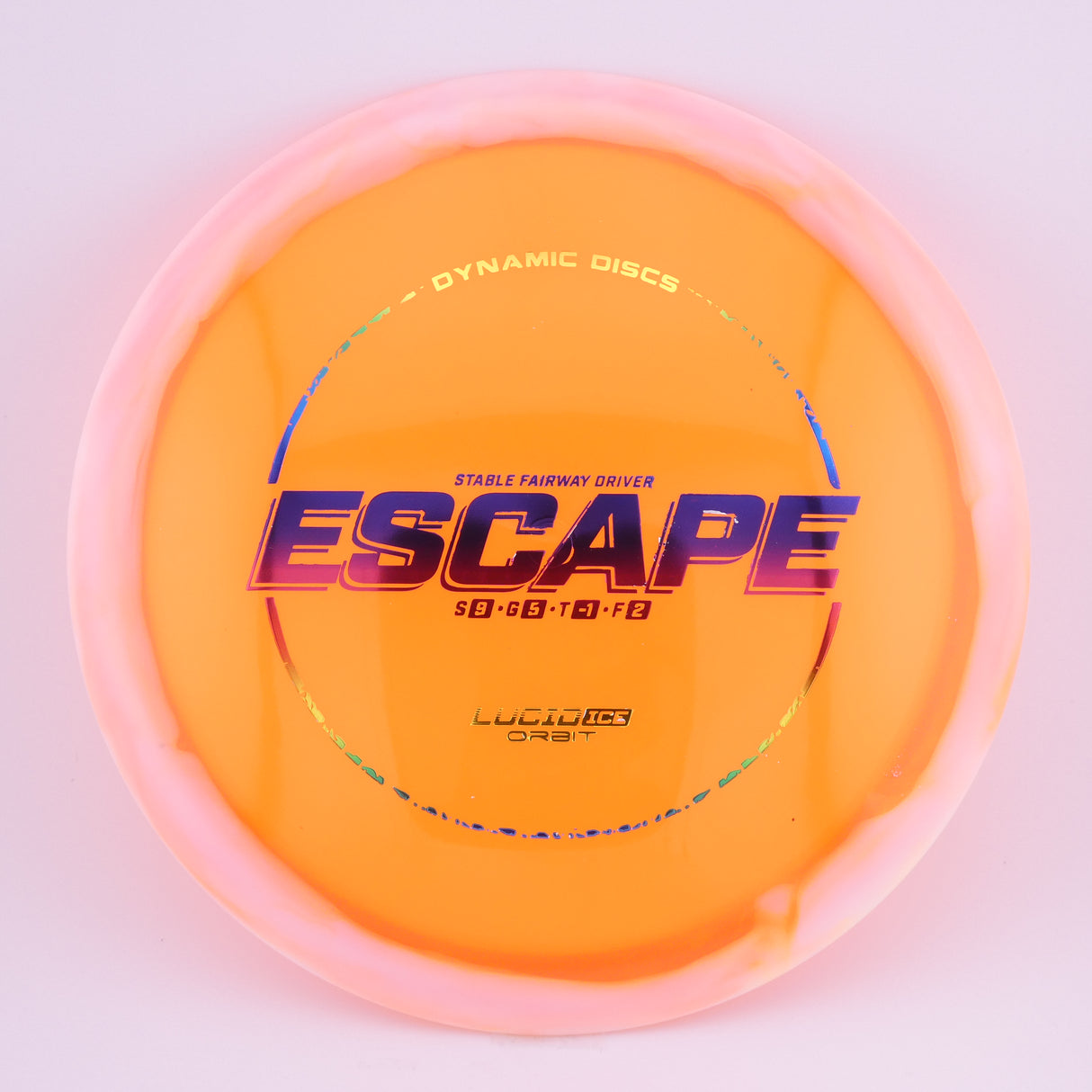 Dynamic Discs Lucid Ice Orbit Escape 173-176g control driver disc golf disc