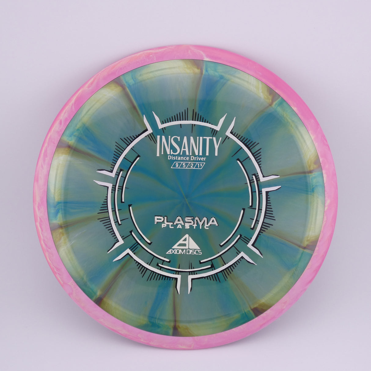 Axiom Plasma Insanity 170-175g slightly understable distance driver disc golf disc