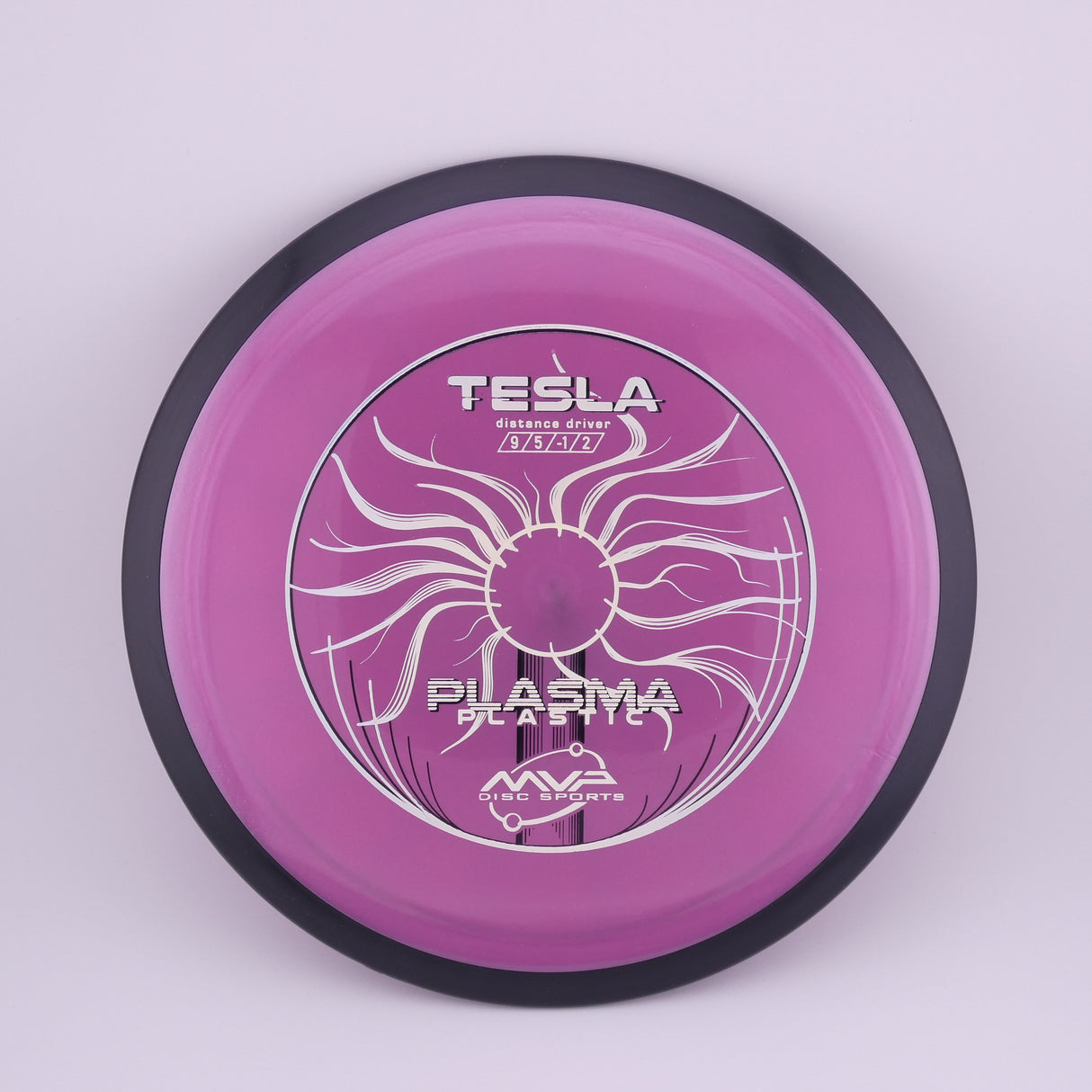 MVP Plasma Tesla 170-175g slightly overstable distance driver disc golf disc