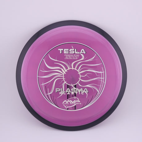 MVP Plasma Tesla 170-175g slightly overstable distance driver disc golf disc