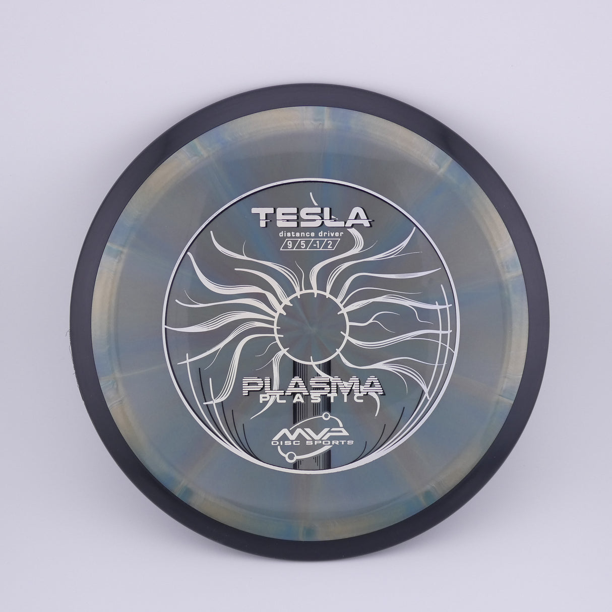 MVP Plasma Tesla 170-175g slightly overstable distance driver disc golf disc