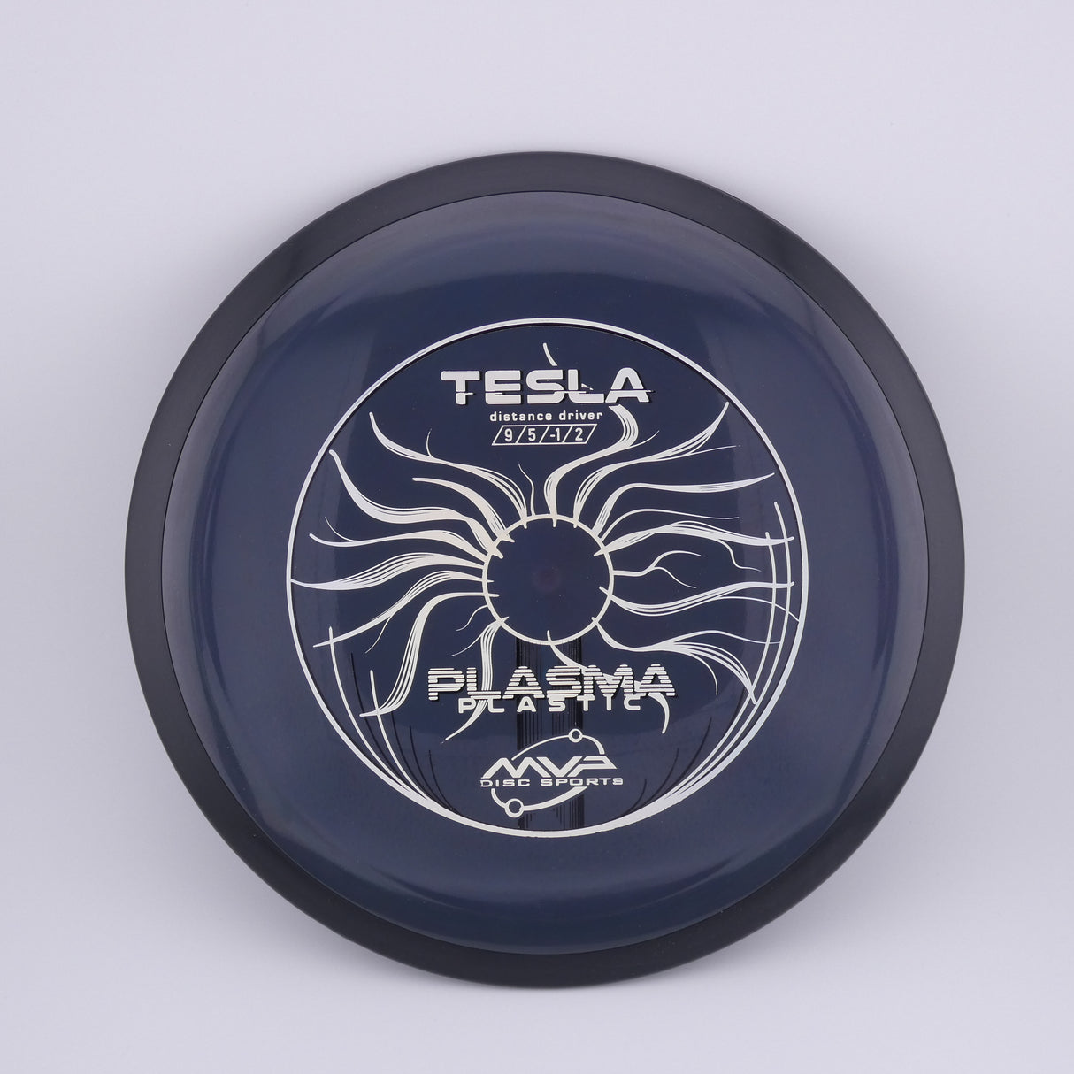 MVP Plasma Tesla 170-175g slightly overstable distance driver disc golf disc