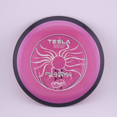 MVP Plasma Tesla 170-175g slightly overstable distance driver disc golf disc