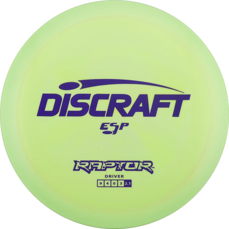 Discraft ESP Raptor 167-169g control driver disc golf disc