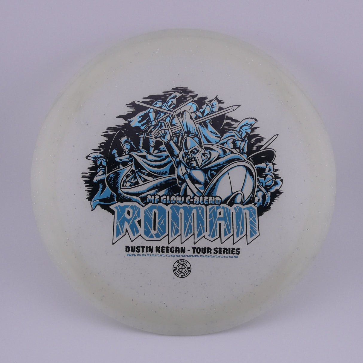 Infinite Metal Flake Glow C-Blend Roman - Dustin Keegan Signature 173-175g overstable control driver disc golf disc
