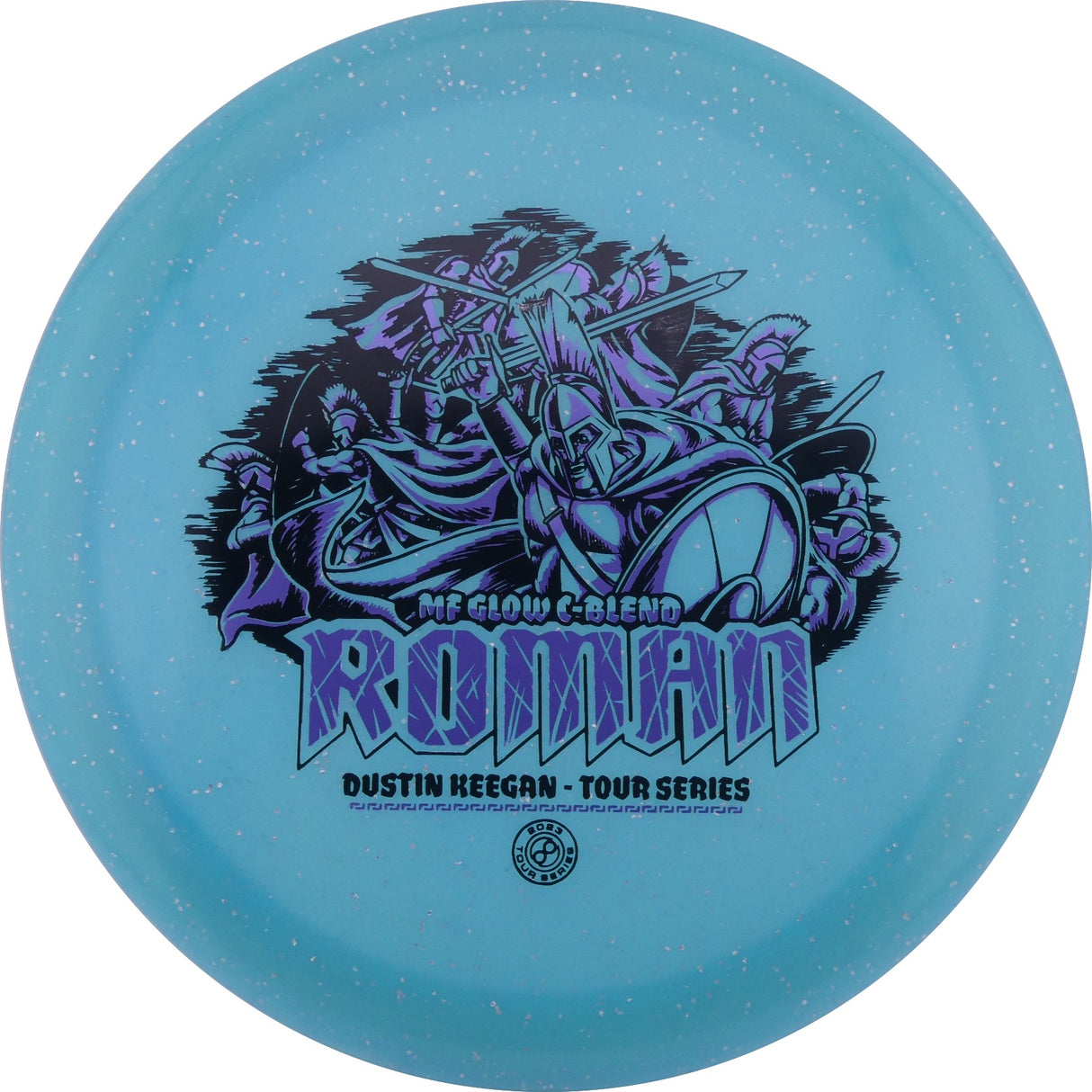 Infinite Metal Flake Glow C-Blend Roman - Dustin Keegan Signature 173-175g overstable control driver disc golf disc