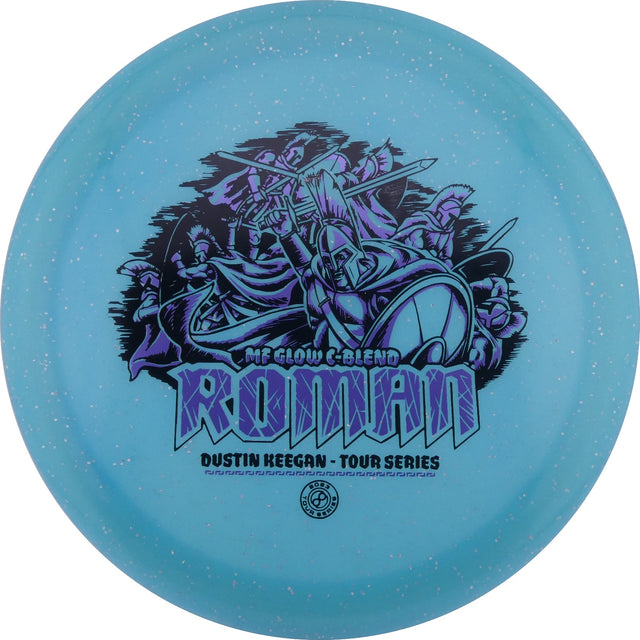 Infinite Metal Flake Glow C-Blend Roman - Dustin Keegan Signature 173-175g overstable control driver disc golf disc