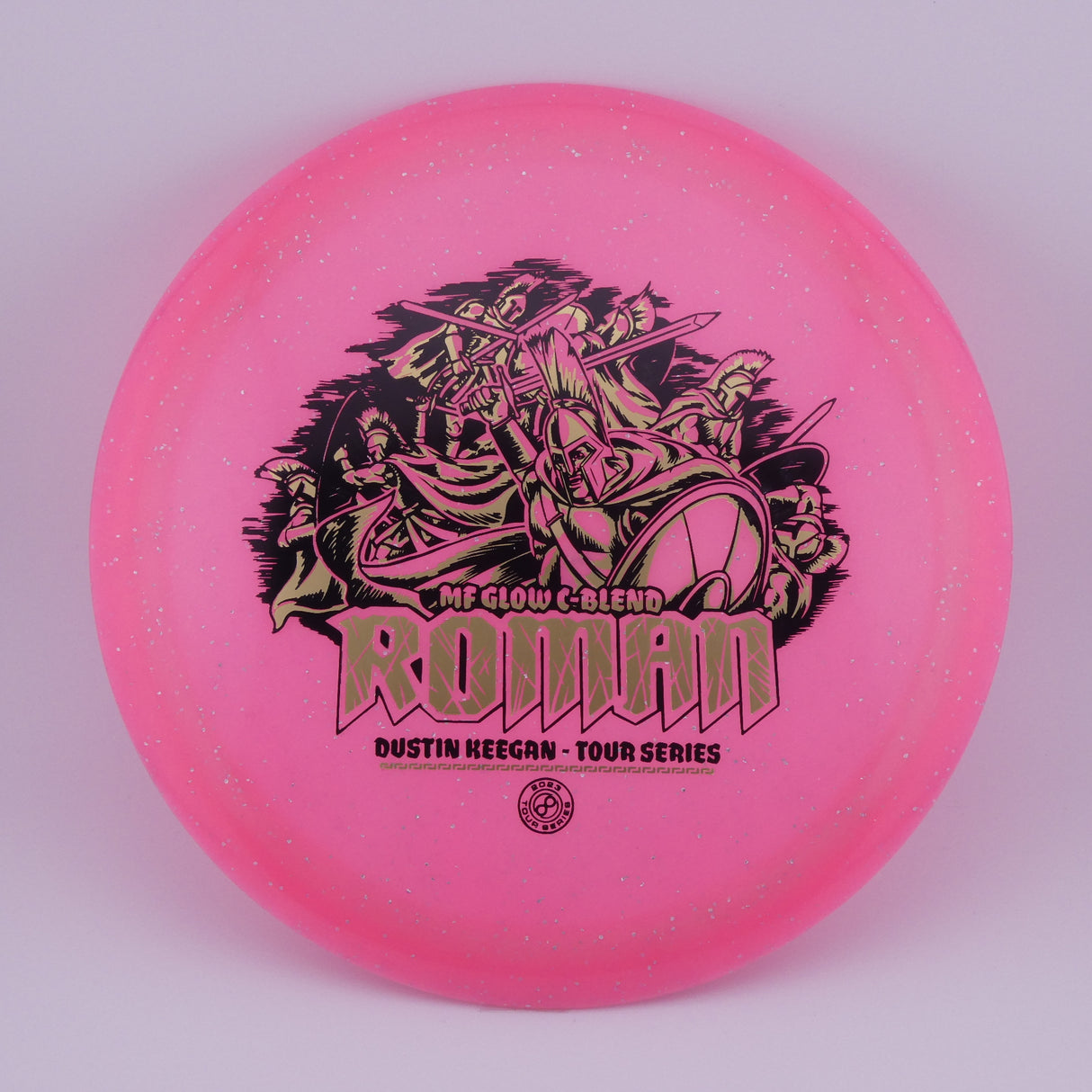Infinite Metal Flake Glow C-Blend Roman - Dustin Keegan Signature 173-175g overstable control driver disc golf disc