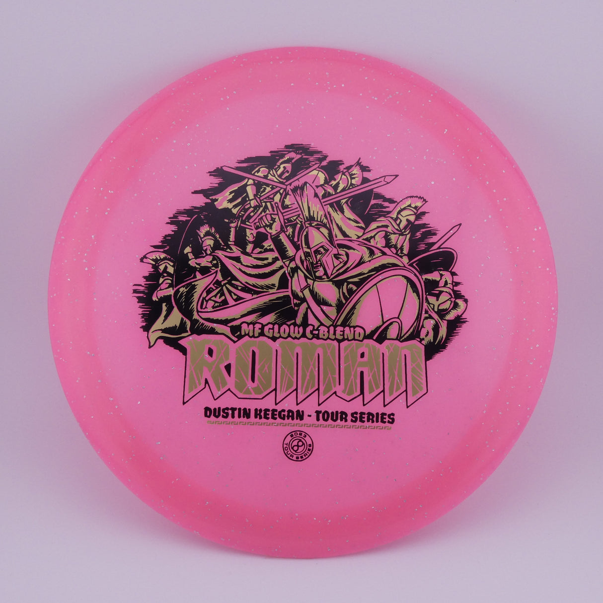Infinite Metal Flake Glow C-Blend Roman - Dustin Keegan Signature 173-175g overstable control driver disc golf disc