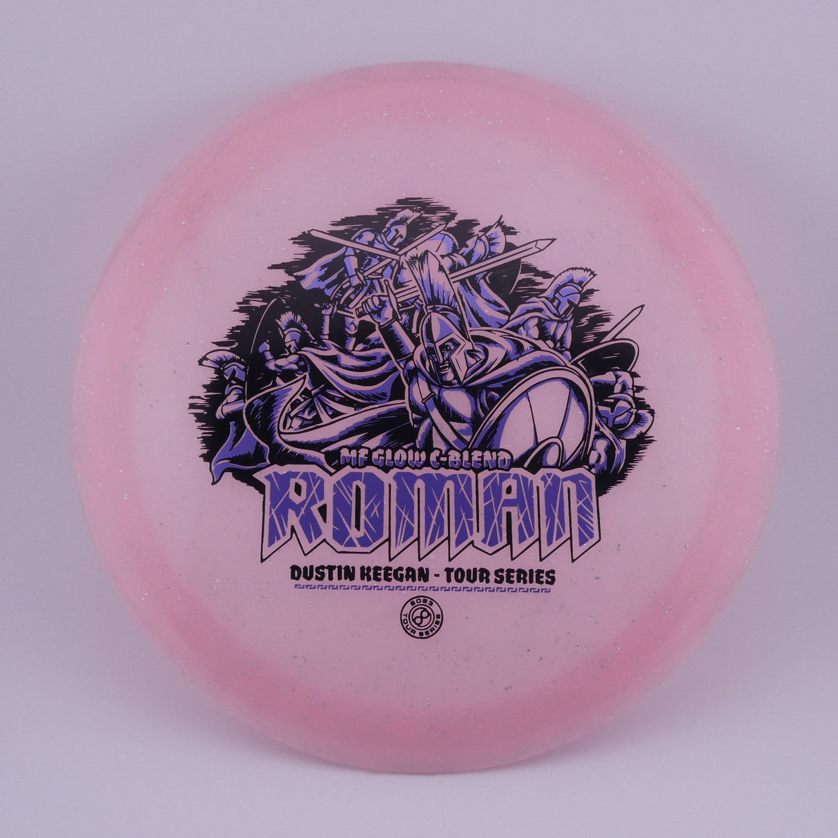 Infinite Metal Flake Glow C-Blend Roman - Dustin Keegan Signature 173-175g overstable control driver disc golf disc