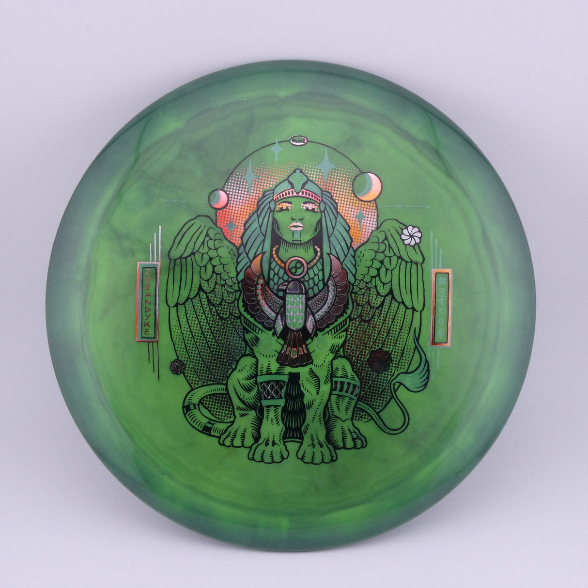 Infinite Swirly S-Blend Sphinx - Zoe Andyke Signature 173-176g understable control driver disc golf disc