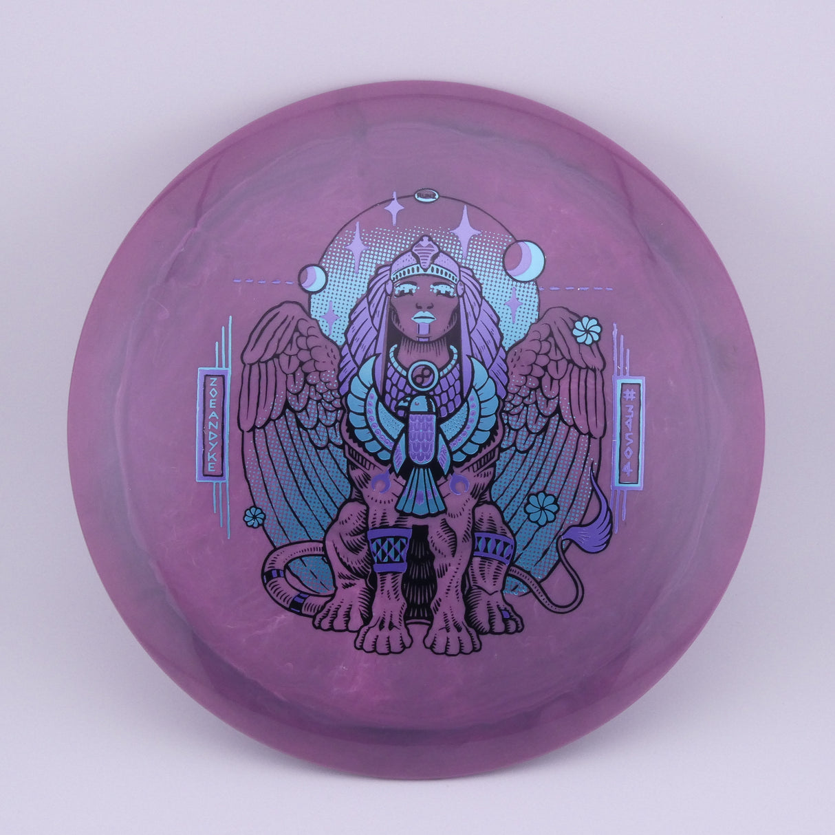 Infinite Swirly S-Blend Sphinx - Zoe Andyke Signature 173-176g understable control driver disc golf disc