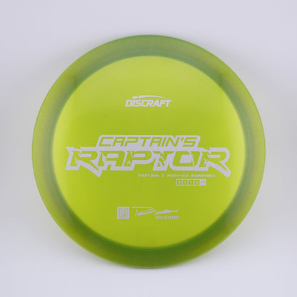 Special Blend Z Captain's Raptor - Paul Ulibarri First Run