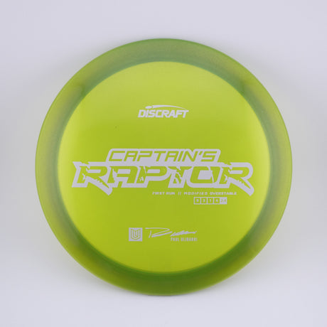 1st Run Captain's Raptor - Special Blend Z