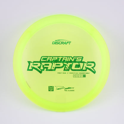 Special Blend Z Captain's Raptor - Paul Ulibarri First Run