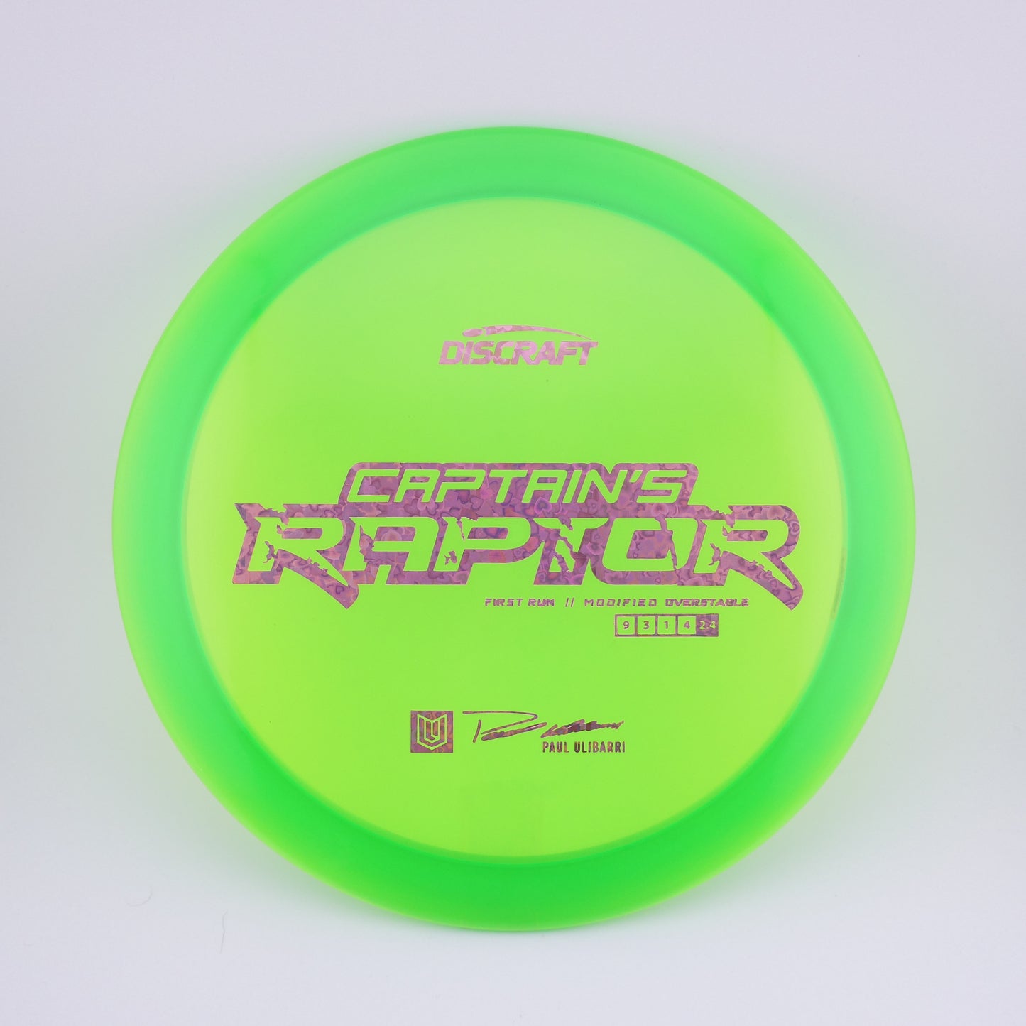 Special Blend Z Captain's Raptor - Paul Ulibarri First Run