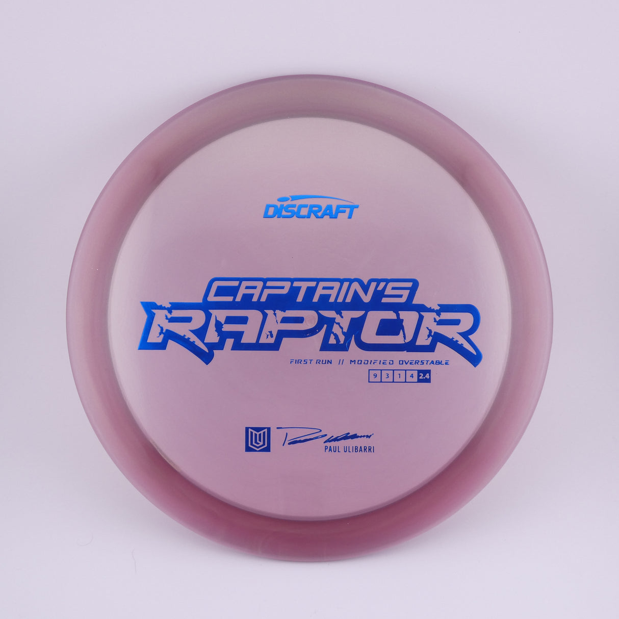 1st Run Captain's Raptor - Special Blend Z