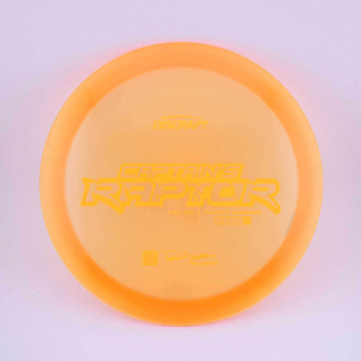 1st Run Captain's Raptor - Special Blend Z