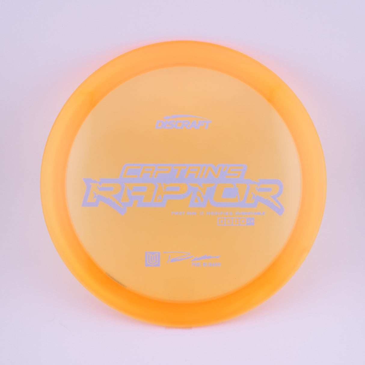 1st Run Captain's Raptor - Special Blend Z