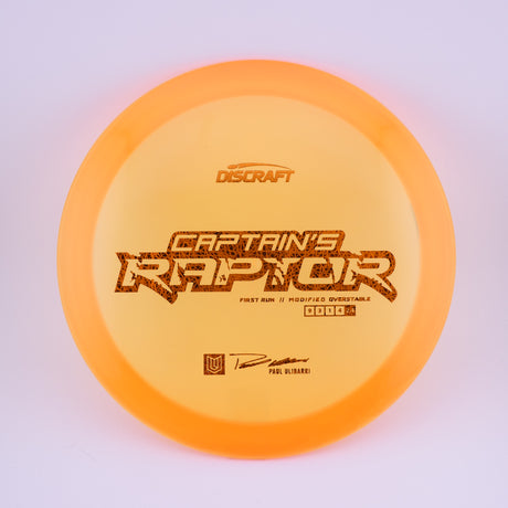 1st Run Captain's Raptor - Special Blend Z