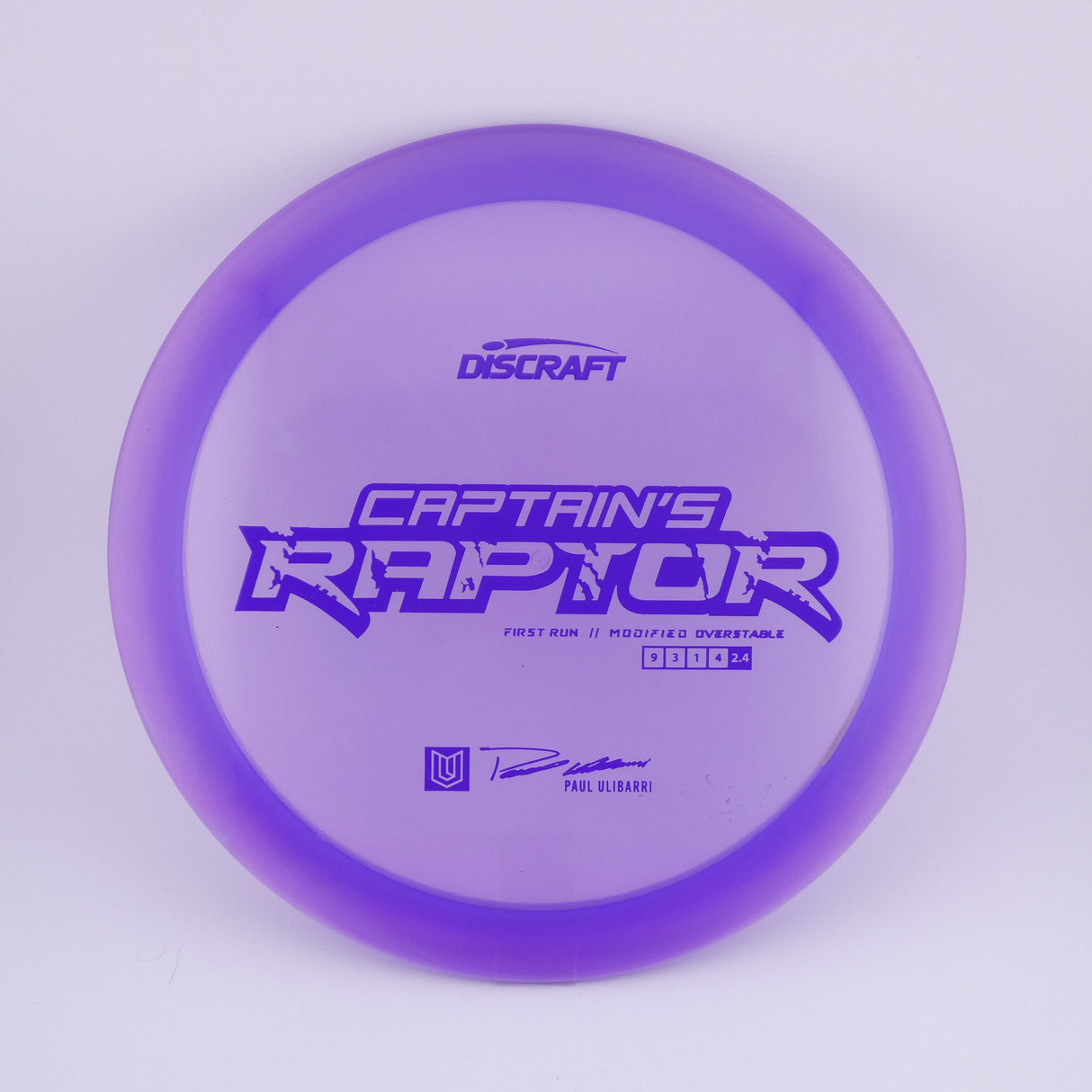 1st Run Captain's Raptor - Special Blend Z