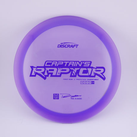 1st Run Captain's Raptor - Special Blend Z