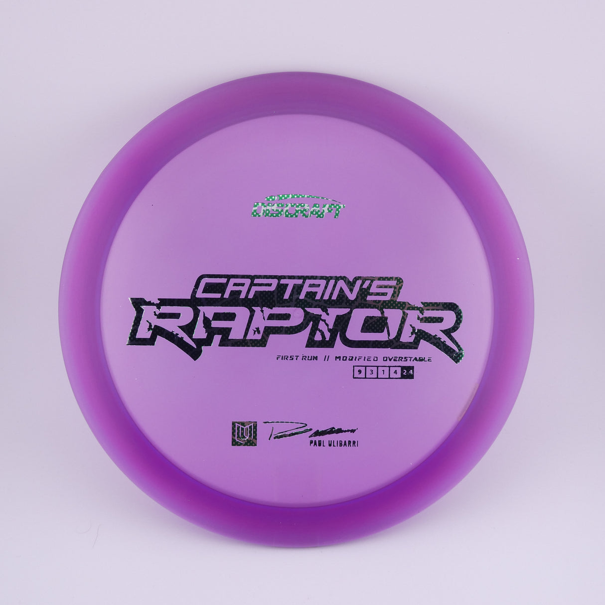 1st Run Captain's Raptor - Special Blend Z