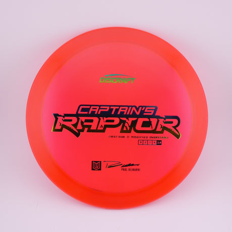 1st Run Captain's Raptor - Special Blend Z
