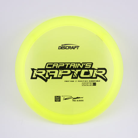 1st Run Captain's Raptor - Special Blend Z