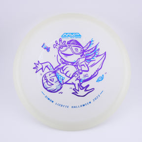 Axiom Total Eclipse Hex - Simon Lizotte Leapin' Lizottl' ELVIS Halloween Series stable midrange disc golf disc