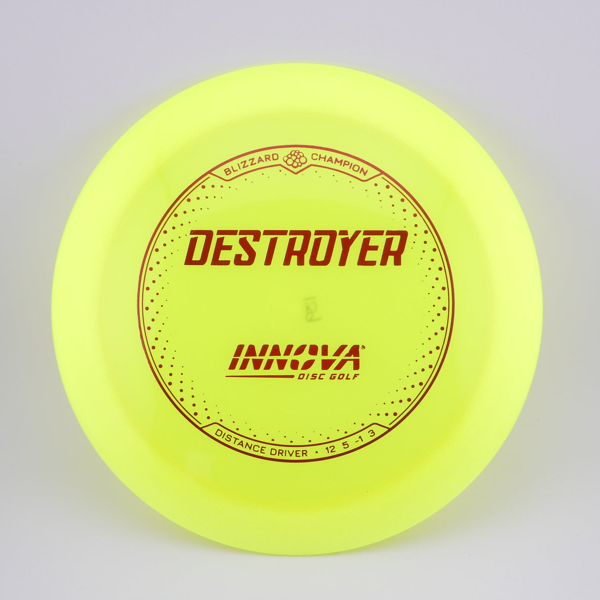 Innova Blizzard Champion Destroyer stable distance driver disc golf disc