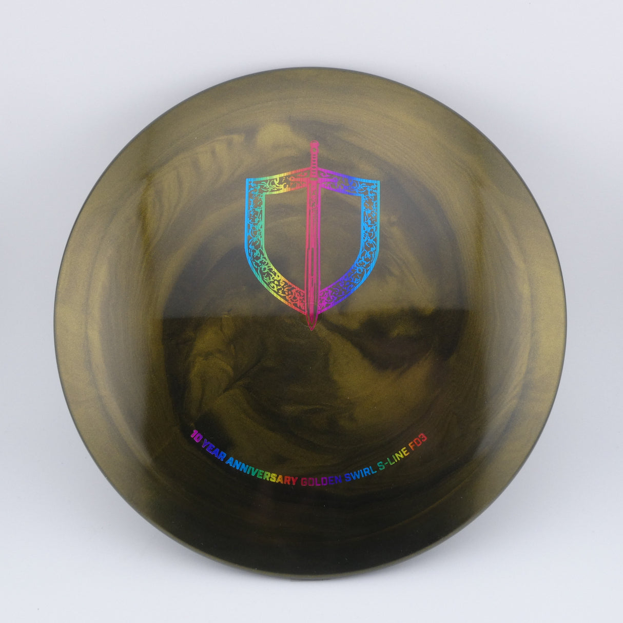Discmania Golden Swirl S-Line FD3 - 10 yr Anniversary Special Edition control driver disc golf disc
