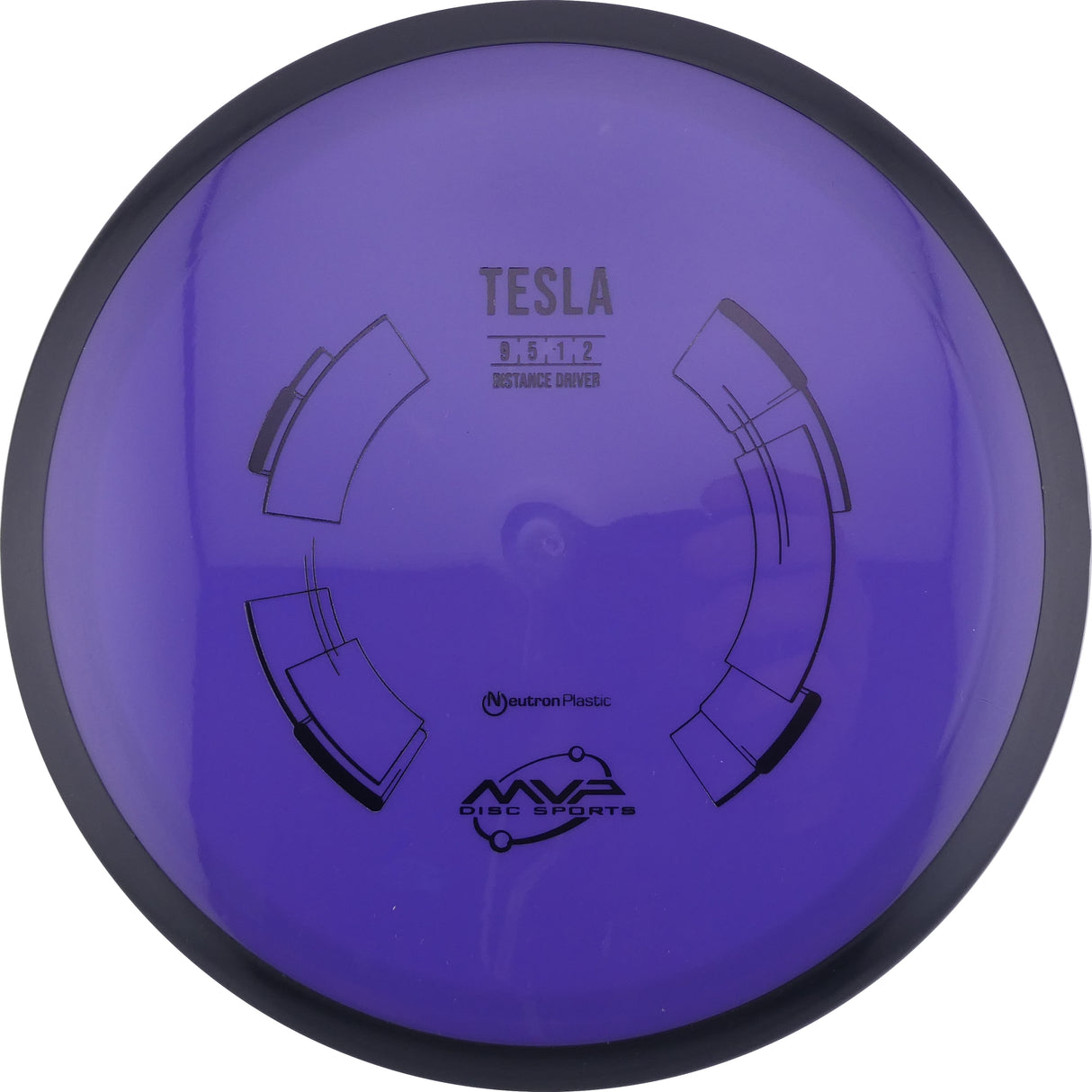 MVP Neutron Tesla 170-175g slightly overstable distance driver disc golf disc