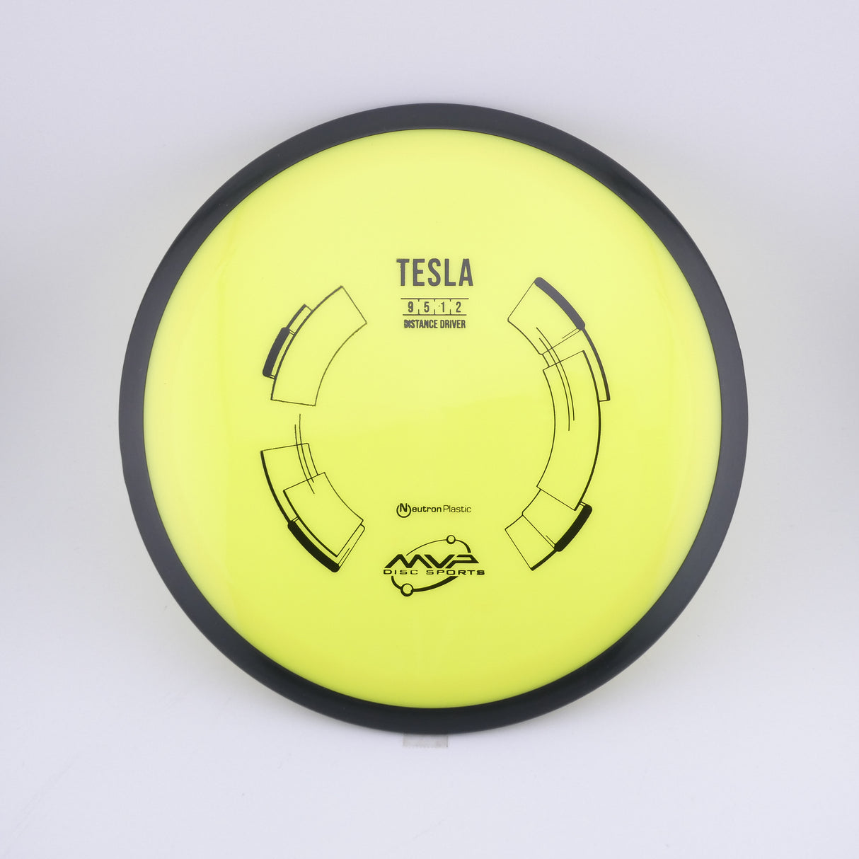 MVP Neutron Tesla 170-175g slightly overstable distance driver disc golf disc